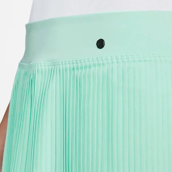 NIKE Women's Dri-FIT Ace Pleated Golf Shorts NWT Mint Foam Tennis Green Skort - Picture 8 of 15